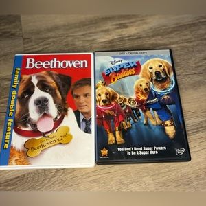 2 DVDs - Beethoven and Disney Super Buddies